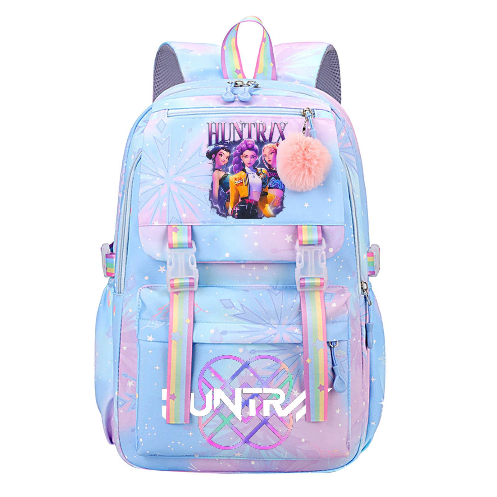 3-delige Schoolrugzakset voor Studenten Grote Capaciteit Oxford Stof Schooltas met Schouderband en Etui Backpack