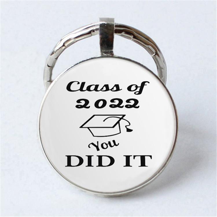 Keychain Accessories Pendant Floral Thanksgiving Text Good Friends Retro Personalized Keychain Gift Pendant