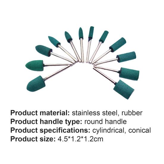 7Pcs 3-12mm Grinding Bits Compact Excellent Sharpness Elastic Assorted Polishing Head Bits