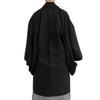 Washable coat with ground single [KYOETSU] [KYOETSU] crest, item, men's (M, black)