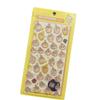 3D Embossed Crystal Stickers for Kids - Giyikawadopamine Handmade Mini Figurines for Decoration and Educational Rewards