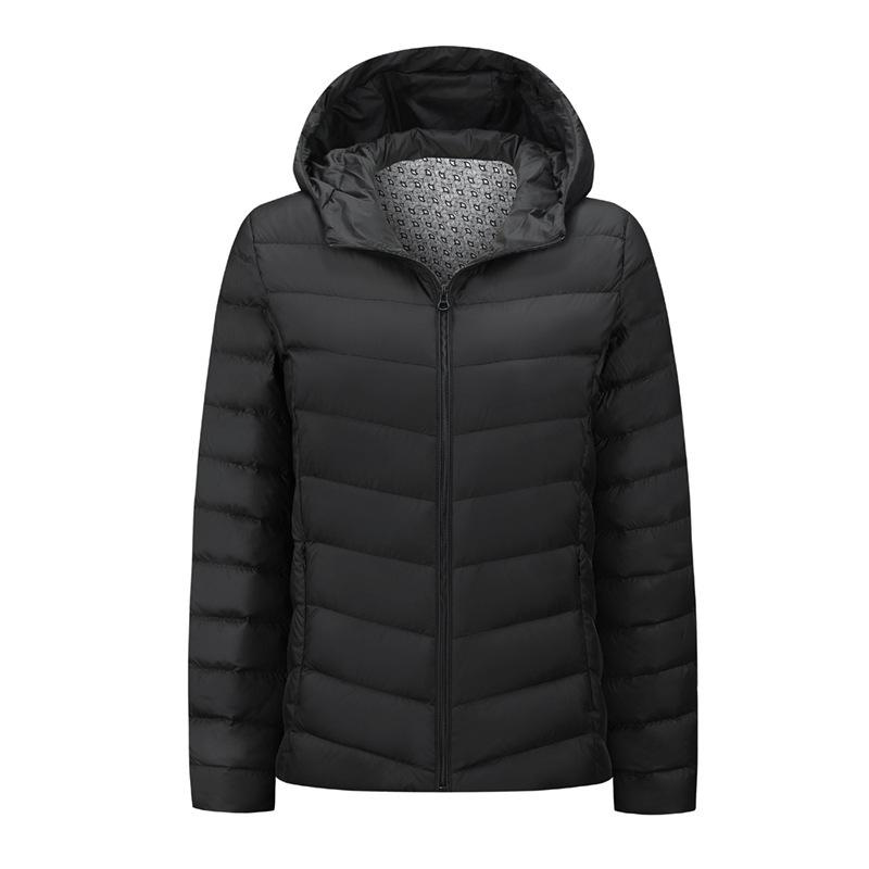 

Light down jacket men s short 2025 autumn and winter new middle-aged and young leisure hooded duck down men s and women s jackets 7XL