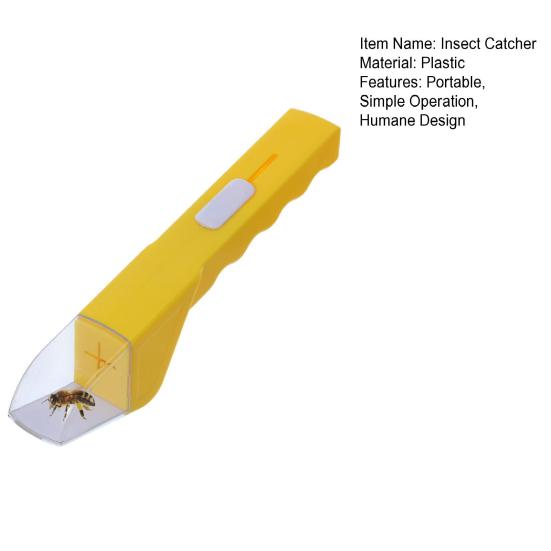 Mänsklig Insektsfångare Kontaktlös Spindel Fångare med Skjutstängning Levande Insektsfångare Säker Insektsobservationsleksak för Barn Och Vuxna Trädgård Gård