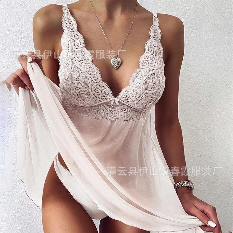 Erotic Underwear, New Lace Suspender Pajamas, Multi-colored Erotic Pajamas for Women