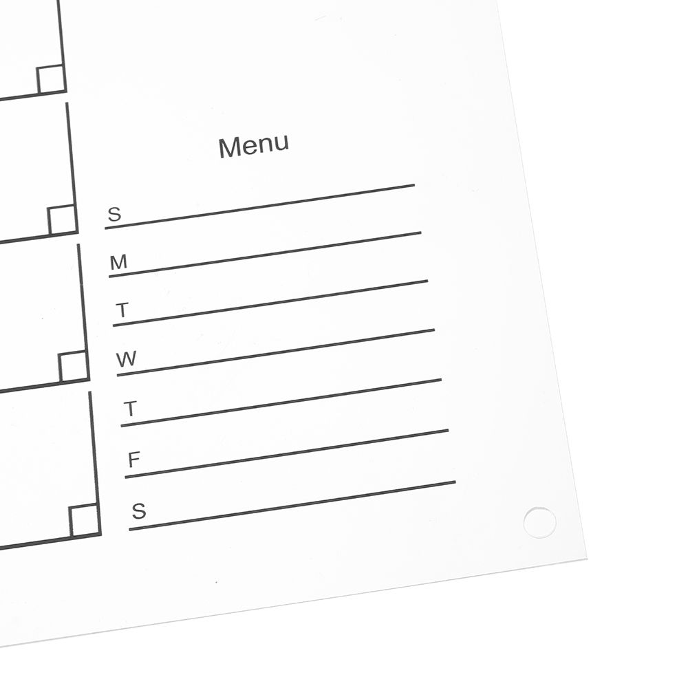 Acrylic Reusable Monthly Calendar Whiteboard Study Wall Weekly Planner Schedule Itinerary Note Board Memo