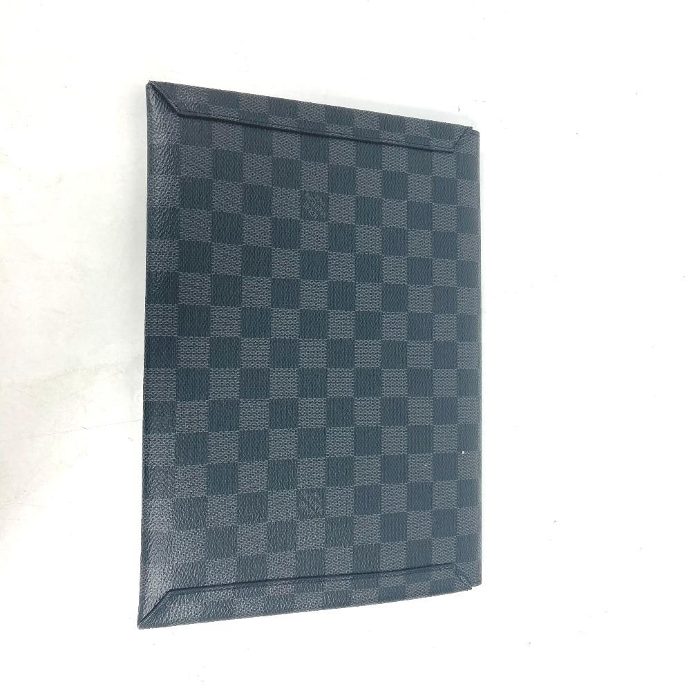 Louis Vuitton N60255 Damier Graphite Alpha Set of 3: Wallet, Card Case, Clutch