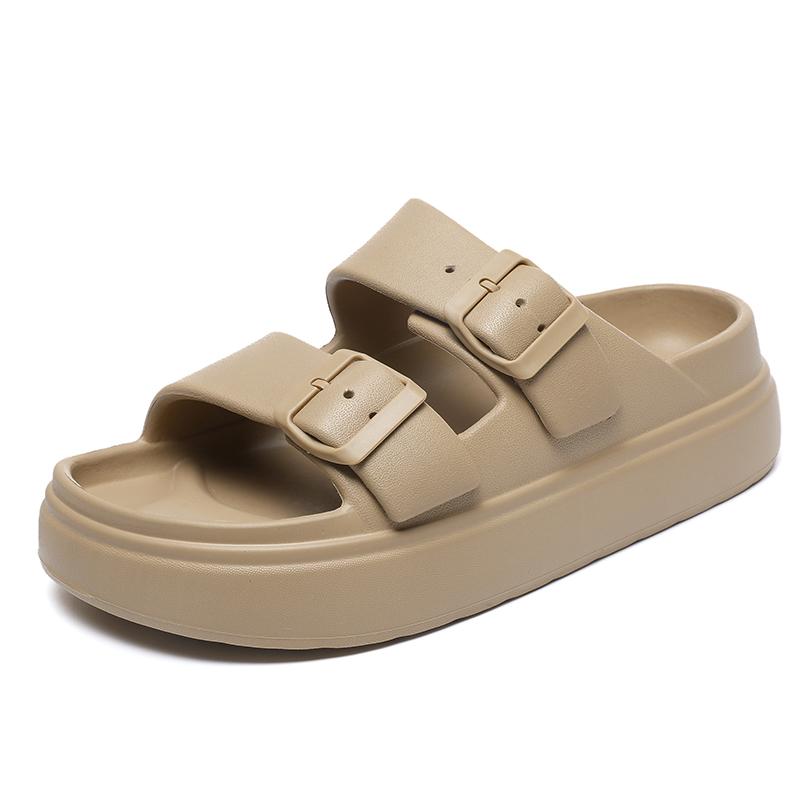 Fashion Thick Platform Eva Flip Flops For Women 2025 Summer Clip Toe Non Slip Beach Sandals Woman Comfortable Soft Sole Cloud Slippers