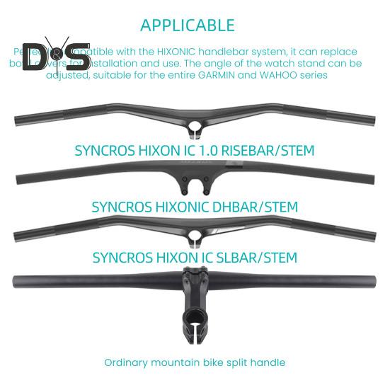 Držák počítače na představec kola, nastavitelný, lehký, hliníkový, univerzální, horský, silniční, držák počítače na řídítka, příslušenství pro kola