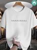 2026 Summer Bestselling Street Casual Fashion Comfortable Soft Simple Letter Pattern Printed Unisexs Pure Cotton Tshirt