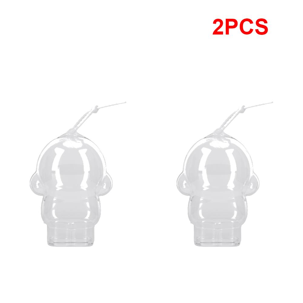 1/2 STÜCK Acryl Transparent Schutzhülle Puppen Staubschutz Aufbewahrungskoffer mit Riemen für Skull Panda Winter Movement für SP Puppe