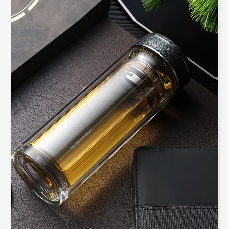 VENES Double-Layer Borosilicate Glass Tea & Water Cup