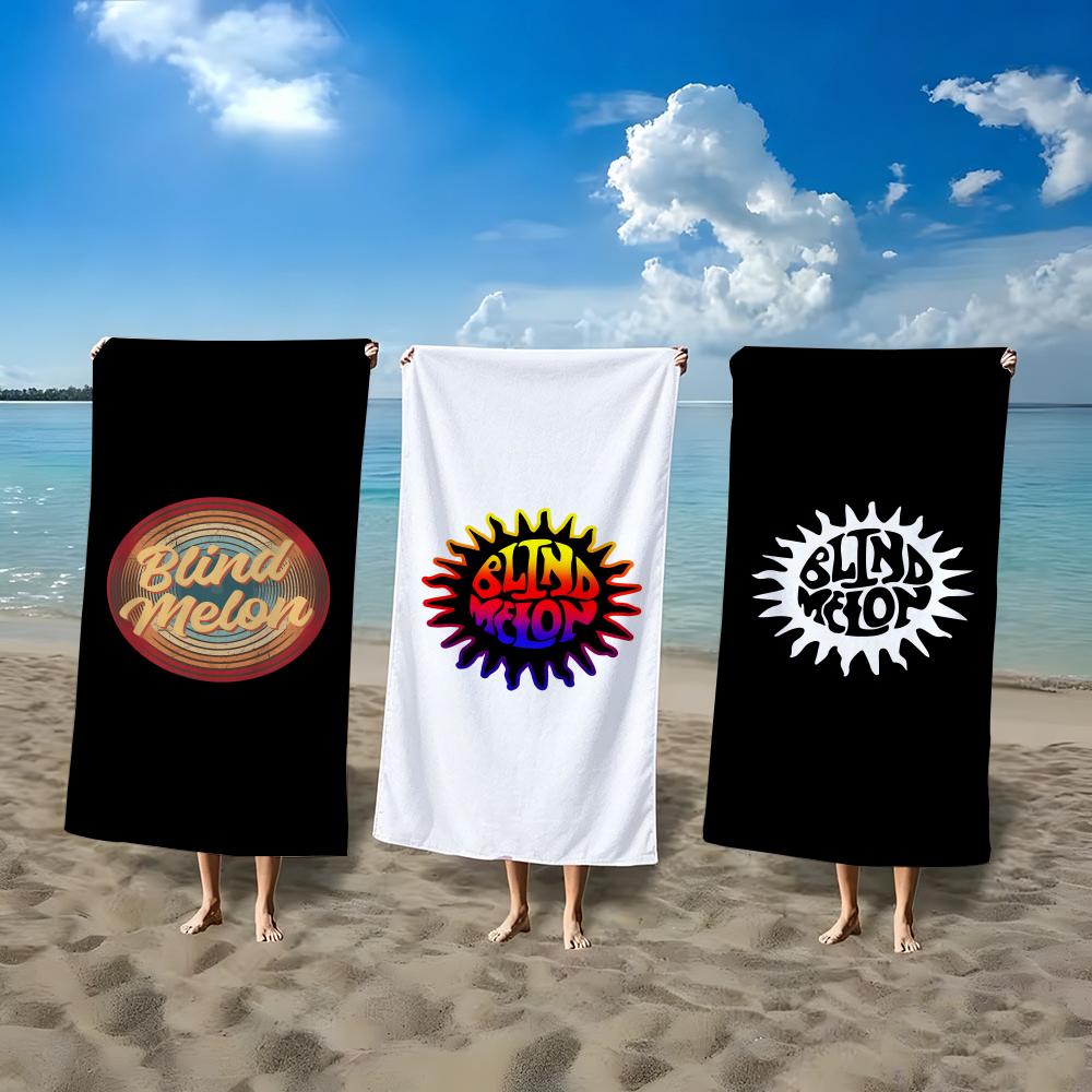 Rock Bands LOGO B-BlindS MelonS Towel ultra-fine fiber quick drying absorbent bath towel, outdoor swimming sports towel