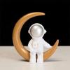 Moon Desktop Home Decoration Astronaut Model Spaceman Sculpture Educational Toys Astronaut Figure