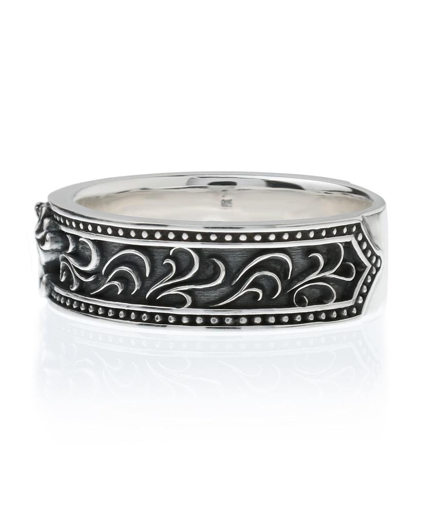 Lionheart Howl Mane Howl 925 Sterling 6mm Size 15 Men's Ring, Silver, Wide, Flat,