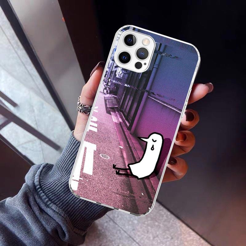 Oyasumi Punpun Phone Case For iPhone 17 Air 11 13 Mini 14 15 Plus 16 12 Pro Max 16E SE 7 8 Pattern Soft TPU Back Cover 17 Air 1