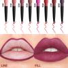 Langanhaltender wasserfester matter Lipliner, feuchtigkeitsspendendes, nicht klebriges Lippen-Make-up, konturiert die Lippen, 8 Farbtöne erhältlich, Lippenstift-Ersatz
