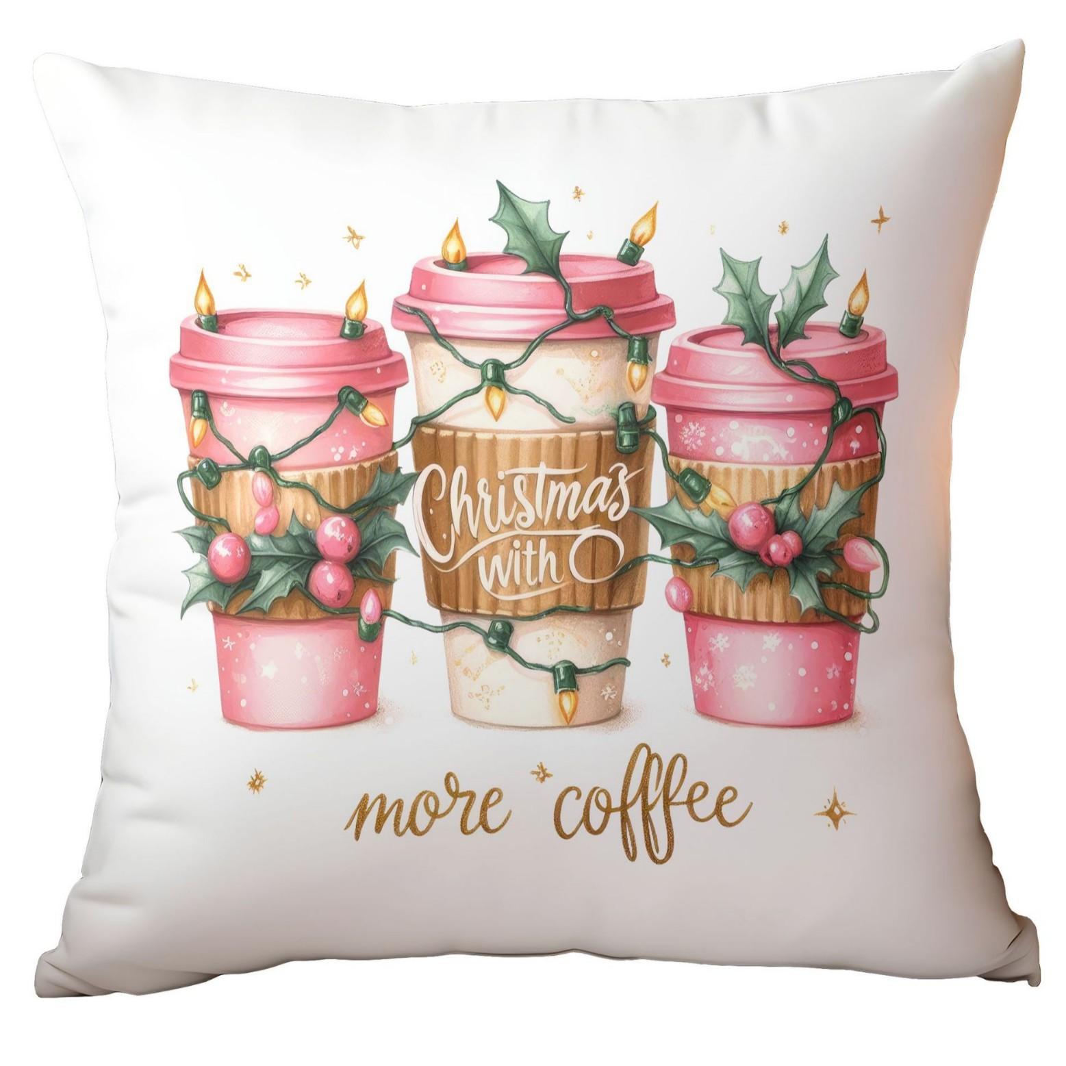 

Рождественская розовая снеговик короткая плюшевая наволочка автомобильный принт диванная подушка домашняя наволочка 45 * 45Cm