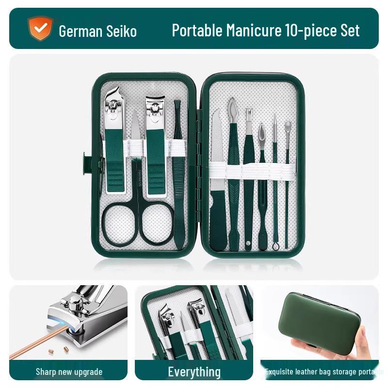 

Педикюрный набор High-End 2025: Кусачки для ногтей, Ножницы, Ухочистка и Ложка