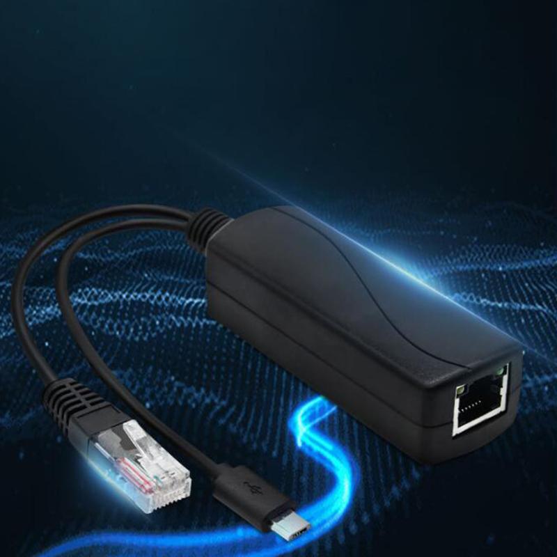 Poe Splitter 5V Poe Micro USB Power Over Ethernet 48V bis 5V Aktivstecker für CCTV-Kamera
