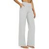 Pantaloni Casual a Vita Alta Gamba Dritta Tasche Ampie Pantaloni Yoga Donna Vestibilità Rilassata Pantaloni Sportivi