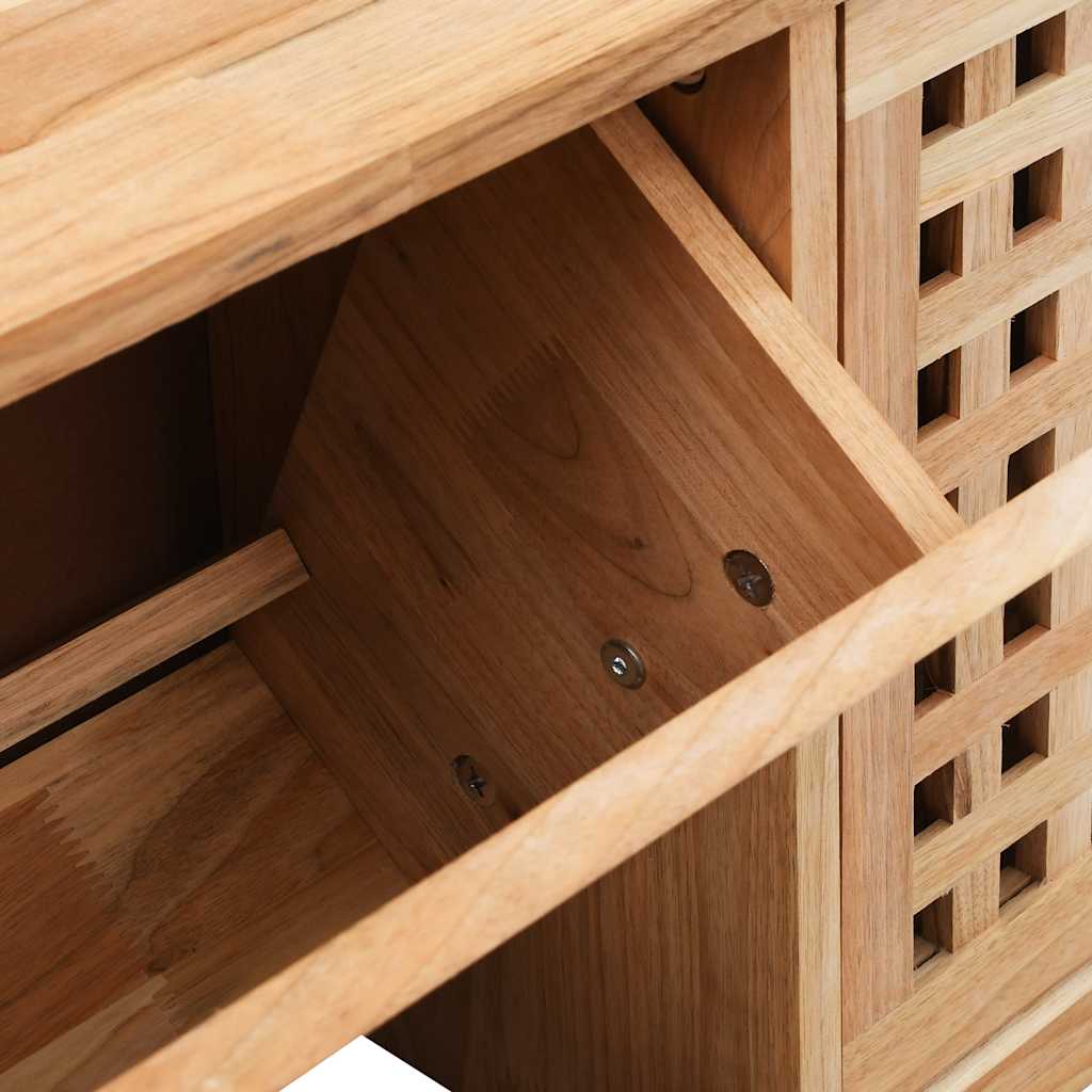Vidaxl Bank mit Schuhaufbewahrung, 94X20X38 cm, Massives Nussbaumholz