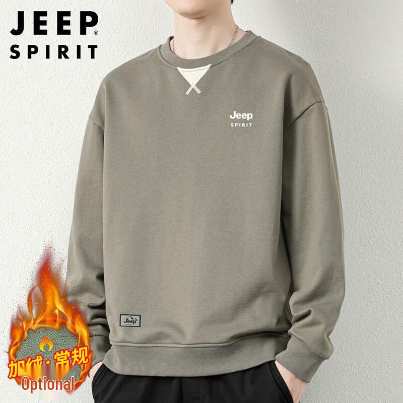 JEEP SPIRIT Men's Crewneck Autumn/Winter Sweatshirt