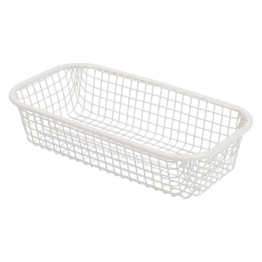 Multi-functional Desktop Storage Basket Large Capacity Candy Color Sundries Organizer Basket Iron Hollow Out Stationery Holder