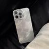 Glacier Pattern Phone Case & Lens Protector for iPhone 13/14/15/16 Promax - Glitter High-End Niche Design