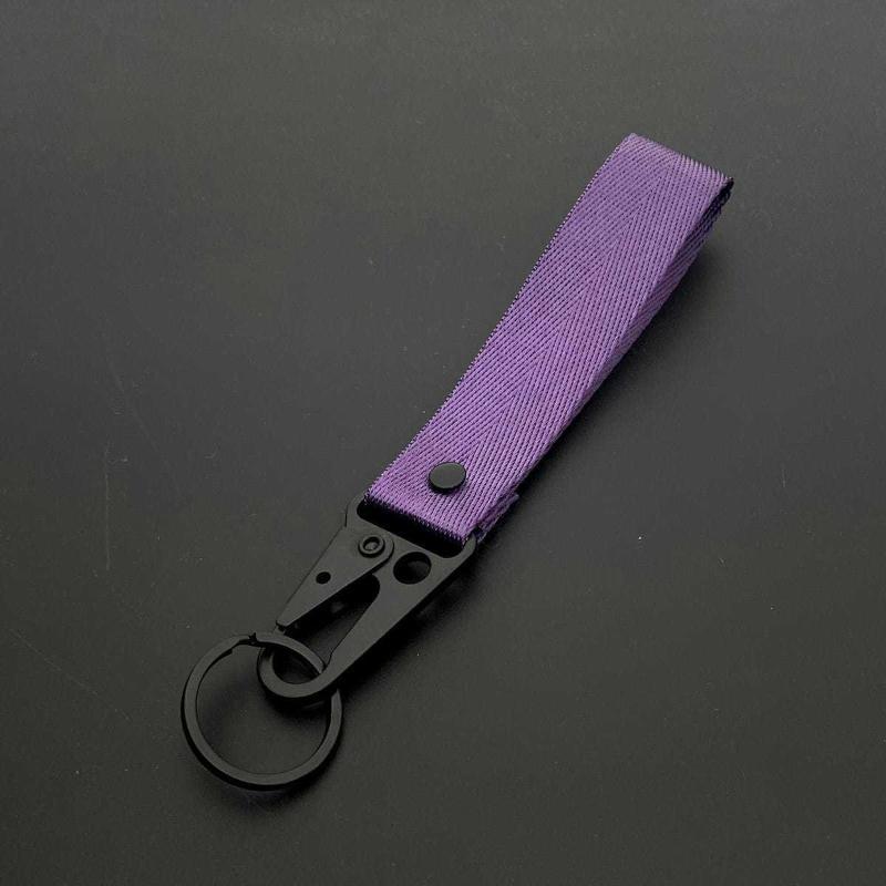 Keychain Wrist Strap Heavy Duty Colorful Nylon Webbing Strong Hanging Lanyard for Phone Wallet Travel Accessories