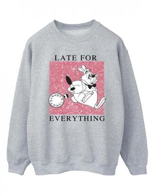 Womens/Ladies Alice In Wonderland White Rabbit Sweatshirt