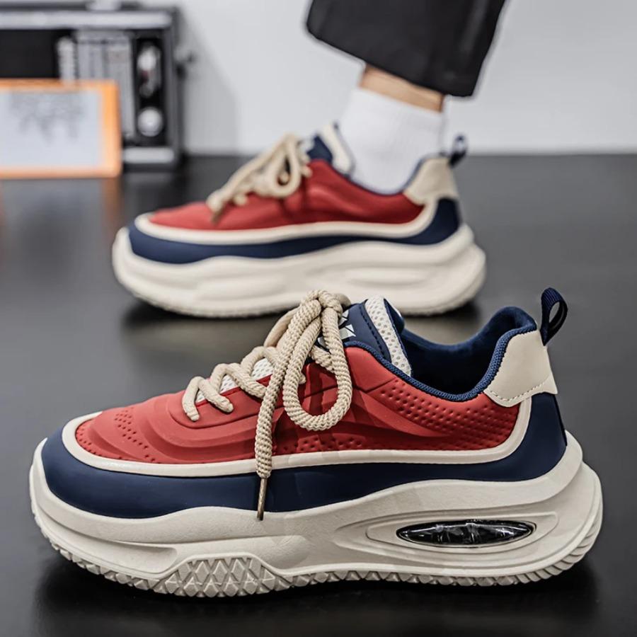 2025 Designer New Men's Breathable Increase Thick Sole Non-slip Fashion Casual Sports Loafers Walking Large Size Men's Shoes