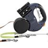 Retractable Double Dog Leash, 3m Double Dog Leash Compatible With Two Dogs Flexible Double Dog Leash With Non-slip Handle, Compatible With Small And M