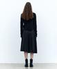 Textured Hooded Top Black