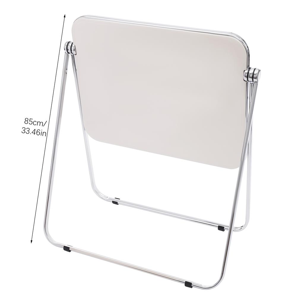 Foldable Acrylic Tray Table, Foldable TV Tray, Small Folding Desk Flexible & Versatile PVC Sleeves For Living Rooms, Dining Room