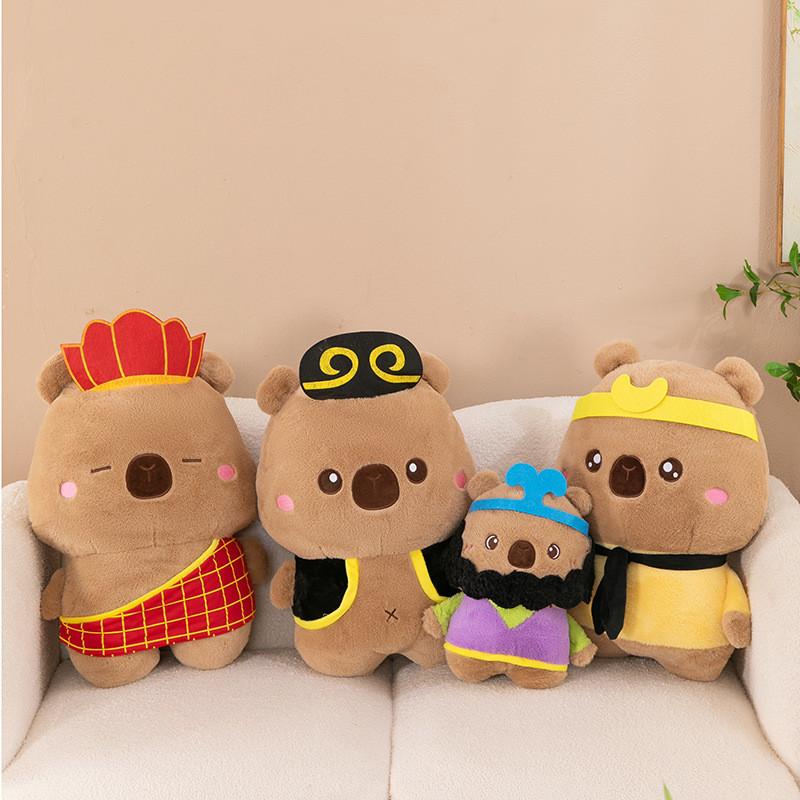 Adorable Plush Capybara Pillow Soft Stuffed Animal Toy For Cozy Bedtime Snuggles