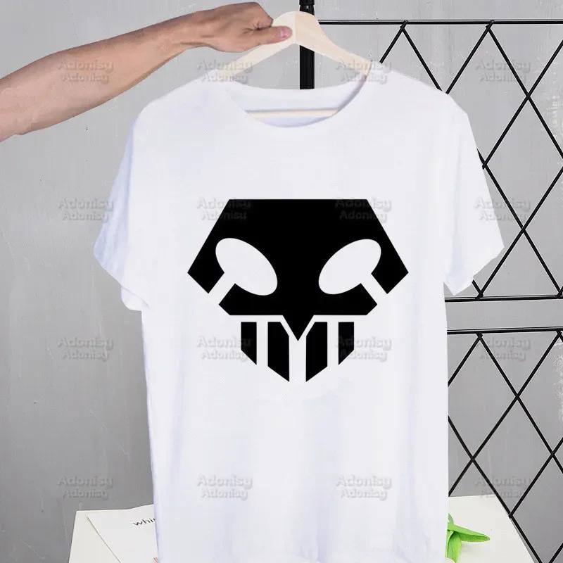 Bleach Anime Kurosaki Ichigo Japanese T Shirt Men Retro Washed Tops Tees Harajuku Tshirt Streetwear Hip Hop Male T-shirts