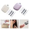 4pcs French Nail Clipper Set High Quality Stainless Steel Durable Design for Home and Travel Use