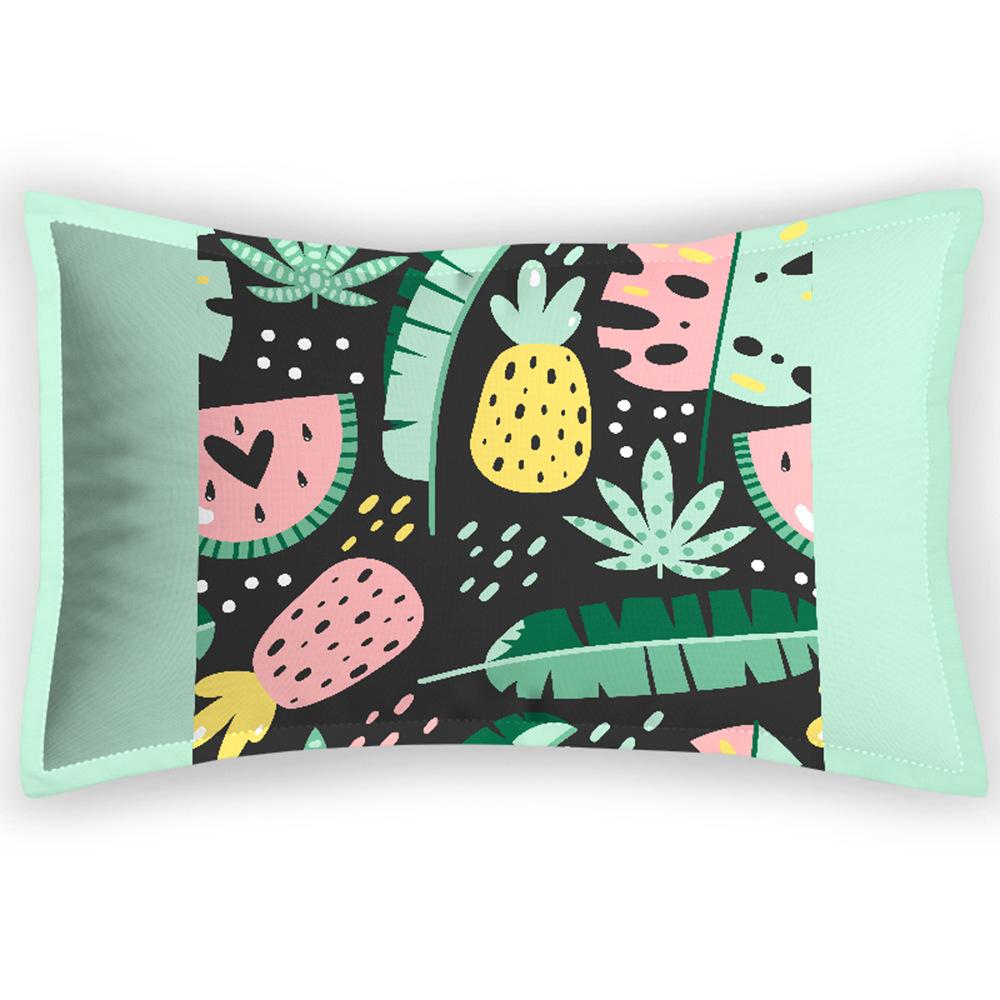 

Spring and Summer New Summer Cool Pillowcases Small Fresh Silk Digital Printed Pillowcases Soft Skin-friendly Single and Double Pillowcases 30 * 50/115g satin