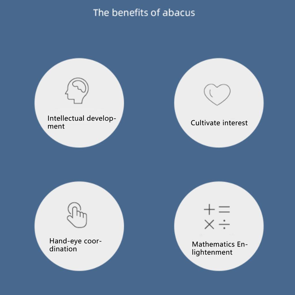 Abacus Small Portable Children s Puzzle 13 Grades 7 Beads Mental Arithmetic Math Abacus