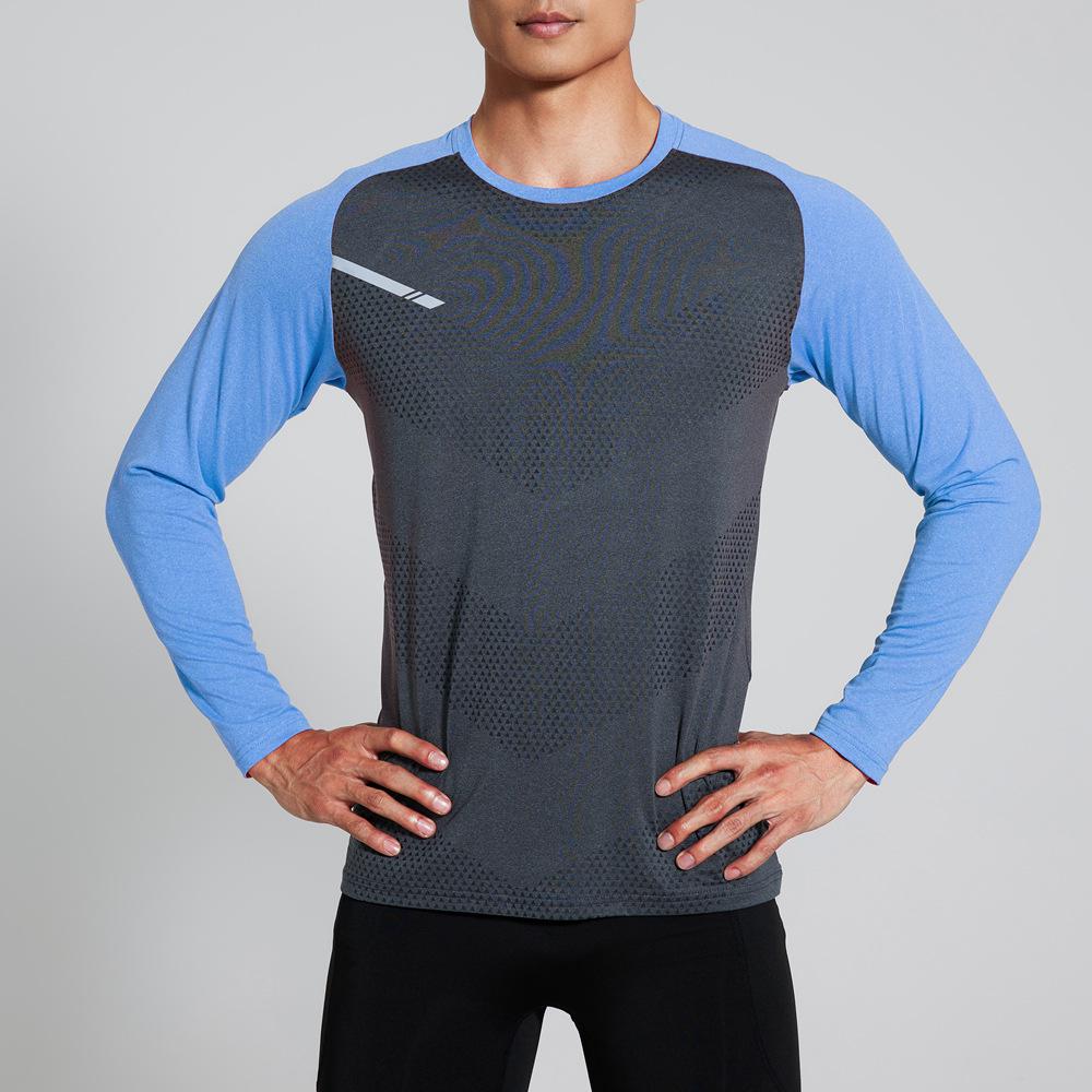 Unisex Long Sleeve Quick-Dry Basketball Training T-Shirt for Autumn/Winter.