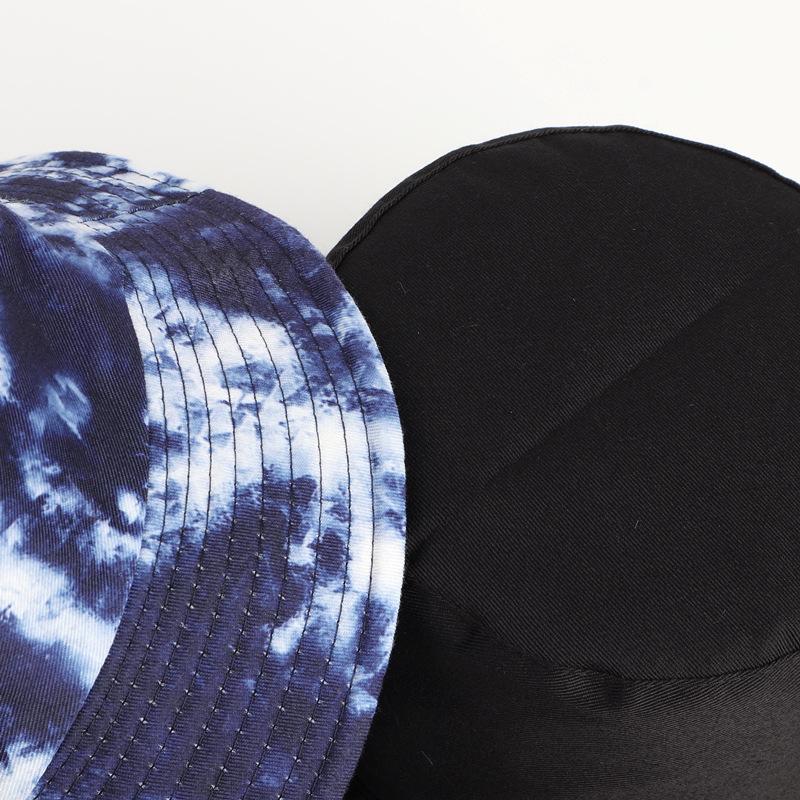 Gorro de pescador con efecto tie dye en color rosa vibrante: gorro de pescador reversible, liviano y protector solar para mujer: regalo perfecto para el Año Nuevo chino y el día de San Valentín
