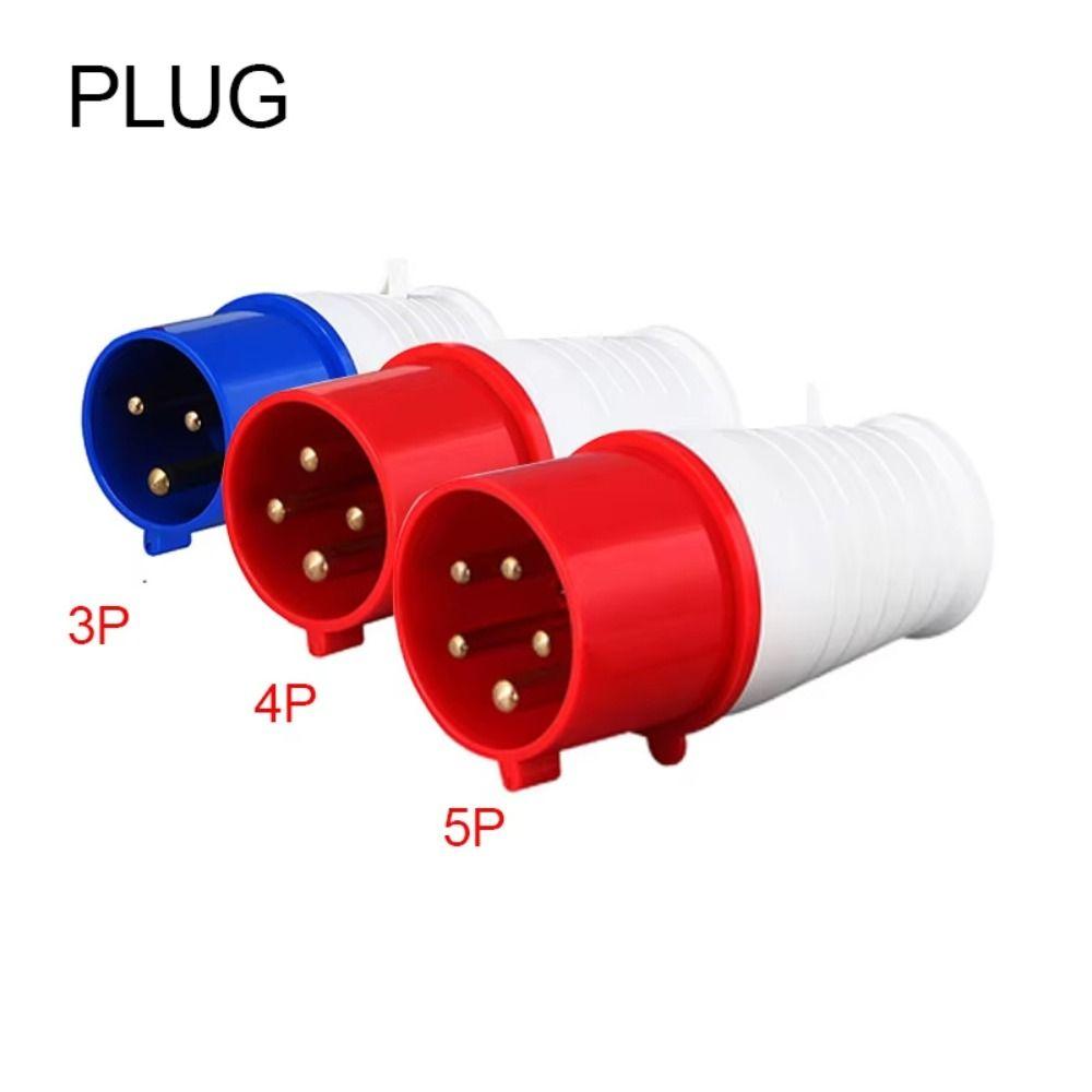 3PIN 4PIN Industrial Socket 16A 32A Waterproof Connector Electrical Connection