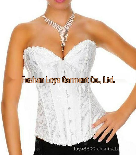Gothic Black Leather Corset with Diamond Buckle & Wide Straps