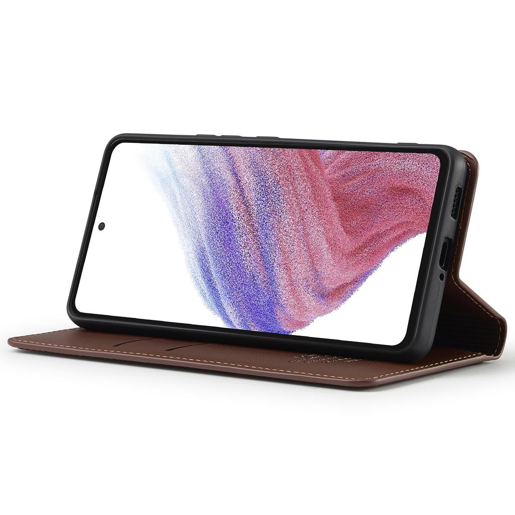 LC.IMEEKE L1 Series for Samsung Galaxy A53 5G Case PU Leather Wallet Stand Protective Phone Cover