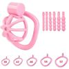 2026 Male Penis Chastity Cage Set Small Chastity Cage 5 Cock Rings With Urethral Sound Plug Penis Bondage Slave Man Sex Toy