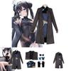 Blue Archive Cosplay Costume Feisai Cheongsam Suit With Windbreaker Set For Women