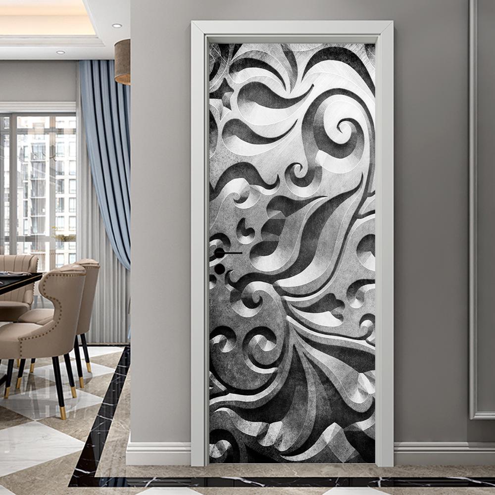 Cross-Border Self-Adhesive Removable Door & Wall Sticker for Rental Room Renovation.