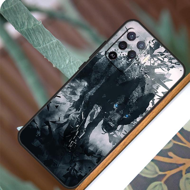 Wolf Howls Art For OPPO A57 A57S A77 A5 A9 A53 A52 A72 A96 A76 A16 A54 A74 A94 A38 A58 A78 A15 A17 Case