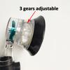 3 Modes LED Digital Temperature Display Turbo Fan Shower Head High Pressure Water Saving Spray SPA Filter Bathroom Accessories