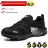 Men's Breathable Anti-Smash Steel Toe Safety Shoes
